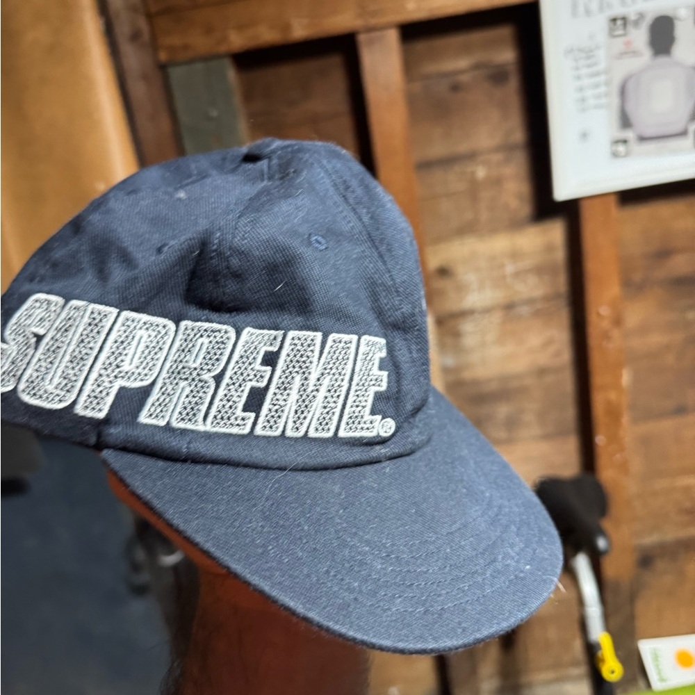 Supreme Navy Blue Hat